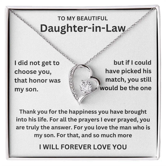 To My Daughter-In-Law - Forever Love Gift Set