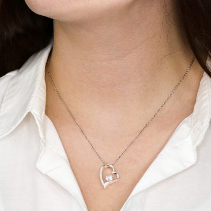 To My Wife Gift, "My Last Everything", Heart Necklace