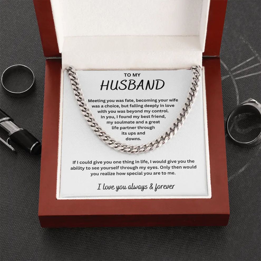 To My Husband - I Love You Always and Forever Chain